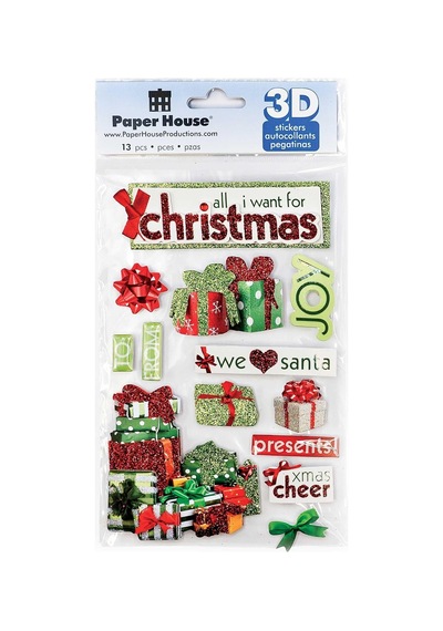 Lexroo 3d Çıkartmalar 4,5"x8,5"-all I Want For Christmas Standart