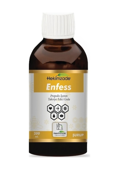 Hekimzade Enfess Şurup Propolis İçeren Takviye Edici Gıda 200 ML