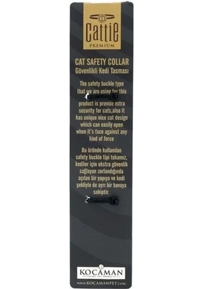 Cattie Lastikli Kedi Boyun Tasması Mavi 1x20-30cm