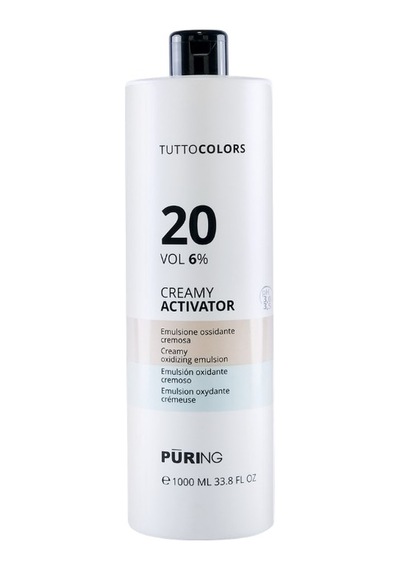 Purıng Tuttocolors 20 Vol %6 Profesyonel Saç Boyası Aktivatörü Krem Oksidan 1000ml