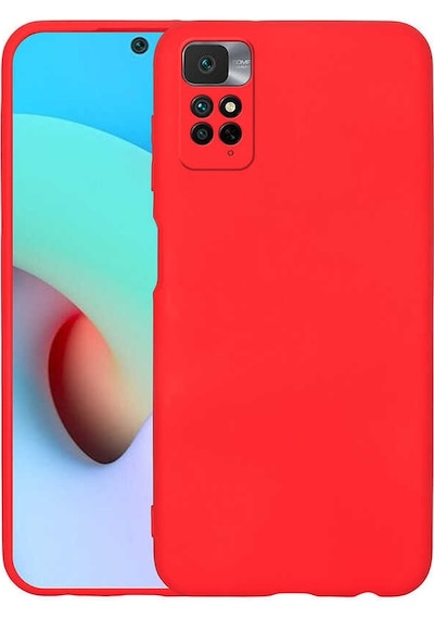 Kilifone - Xiaomi Uyumlu Redmi Note 11s Global - Kılıf İçi Kadife Koruyucu Mara Lansman Kapak - Kırmızı