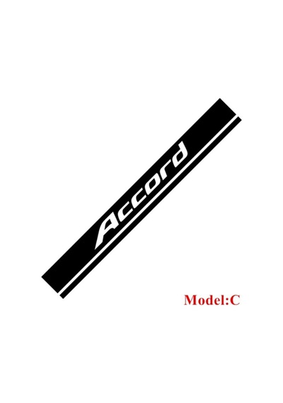 Honda Accord Sport Ön Kaput Şerit Sticker Etiket Modeli