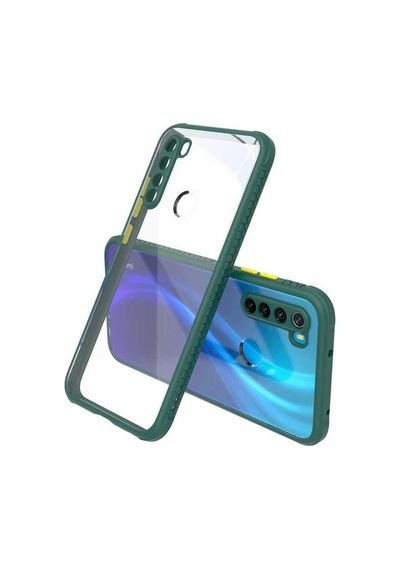 Xiaomi Redmi Note 8 Kılıf Zore Kaff Kapak Koyu Yeşil