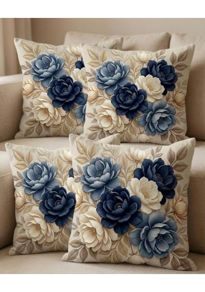 Tasarım Punch Kırlent Kılıfı 1 Adet 35x50 Modern Makine Işçiliği At Motif Diğer