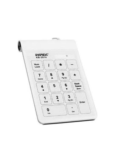 Kb-2014 Beyaz Usb Dokunmatik Numerik Standart Klavye