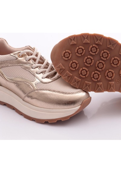 Dgn 81184 Kadin Sneaker Ayakkabi Altın