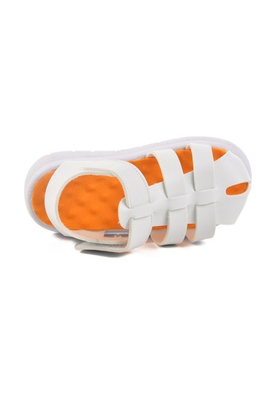 United Colors Of Benetton Beyaz Cırtlı Kız Bebek Sandalet Bn-1245 B