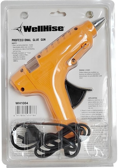WellHise WH1004 40Watt Sıcak Mum Silikon Tabancası Glue Gun