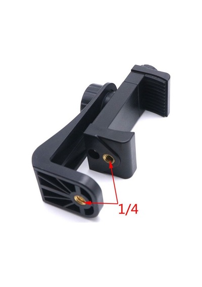Tripod, Monopod Vb. 1/4 Inç Sabitleyiciler Için Telefon Tutucu