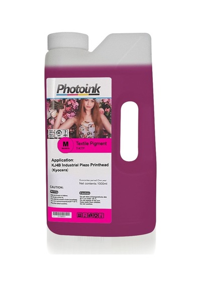 Kyocera Kafa Uyumlu 1000 Ml Kırmızı Magenta Tekstil Mürekkep T - Ktp