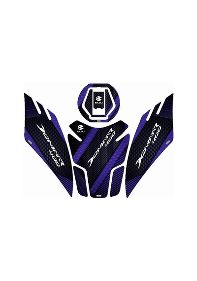Bajaj Dominar 400 2017 - 2024 Uyumlu Tank Pad Set 002 Çok Renkli