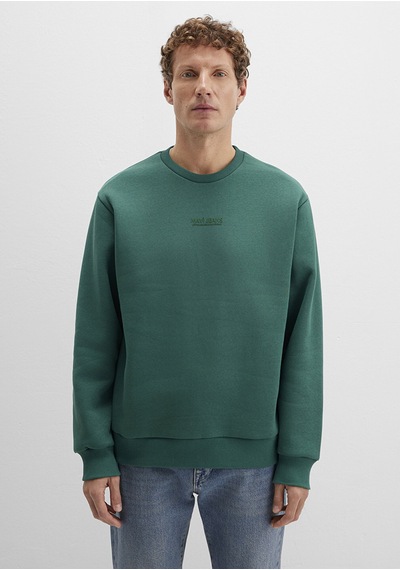 Mavi - Mavi Jeans Detaylı Yeşil Sweatshirt 0s10586-71874 Yeşil