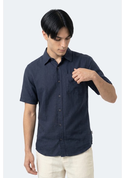 Slazenger Kırtıda Erkek Indigo Gömlek