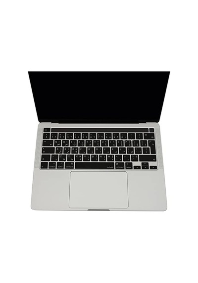 Klavye Pro Kılıf M1-m2 13ınç A2338 A2289 A2251 A2141 Uk İle Uyumlu Siyah
