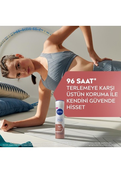 Kadın Creme Soft Duş Jeli 500ml Ve Sprey Deodorant Derma Control Clinical 150ml, 96 Saat Ter Koruma Diğer
