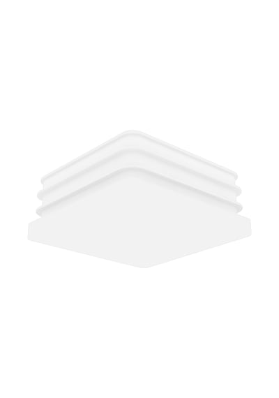 Cateksss 60x60 Mm Profil İçin Kademeli İçe Geçme Profil Tapası, Profil Kapak, Profil Tapa Ral9016 Beyaz - 42 Li Paket