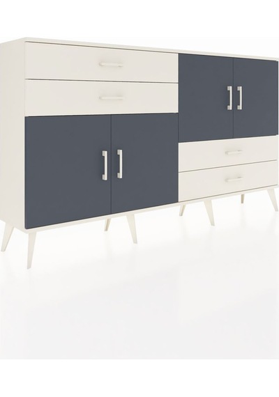 Arges Konsol 3 Raflı 4 Çekmeceli 4 Kapaklı 176x30x99 Aytaşı-antra Aytaşı-antrasit/aytaşı Arges Konsol 3 Raflı 4 Çekmeceli 4 Kapaklı 176x30x99 Aytaşı-antra Aytaşı-antrasit/aytaşı