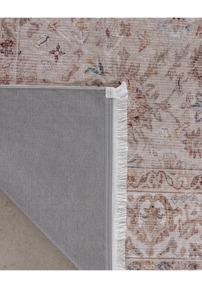 Madame Coco Sauvrel Shiny Effect İpeksi Kadife Halı - Kahverengi - 80x300 Cm 8684427224168 Çok Renkli