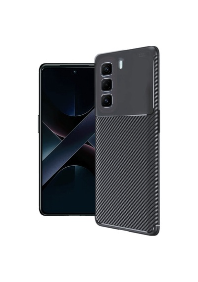 Hot 50 Pro Plus 4g Auto Focus Karbon Kapak - Siyah Bz8683140857257