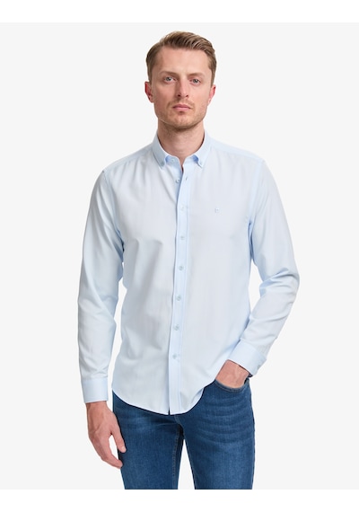 Pierre Cardin Erkek Açık Mavi Gömlek Desenli 50325365-vr003