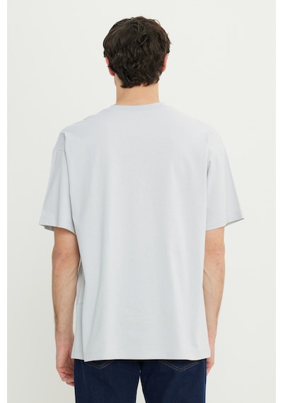 AC&Co / Altınyıldız Classics Erkek Grı %100 Pamuk Oversize Fit Rahat Kesim Bisiklet Yaka Baskılı Tişört Gri AC&Co / Altınyıldız Classics Erkek Grı %100 Pamuk Oversize Fit Rahat Kesim Bisiklet Yaka Baskılı Tişört Gri