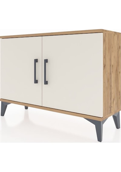 Arges Şifonyer Tek Raflı 2 Kapaklı 88x30x64 Çam-aytaşı Çam