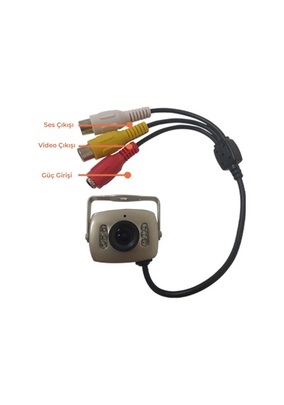 Analog Mini Araç Kamerası - 6 Ir Led, Hd Görüntü Kalitesi, Gündüz
