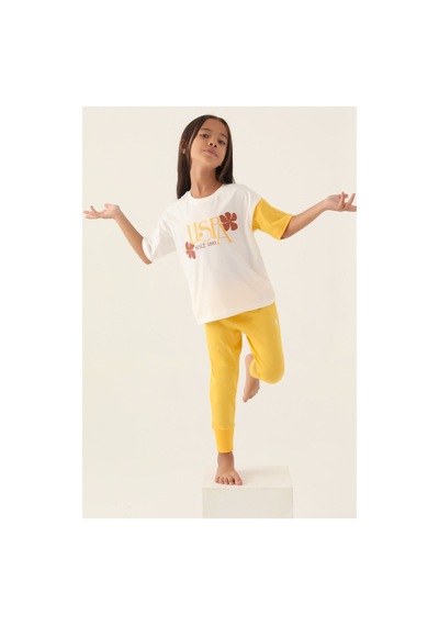 U.s. Polo Assn. Lisanslı Rose Krem Kız Çocuk Pijama Takımı Bej, Krem U.s. Polo Assn. Lisanslı Rose Krem Kız Çocuk Pijama Takımı Bej, Krem