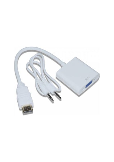 Ses Destekli Hdmı To Vga Dönüştürücü Çevirici Ps3 Tv Uydu Monitör
