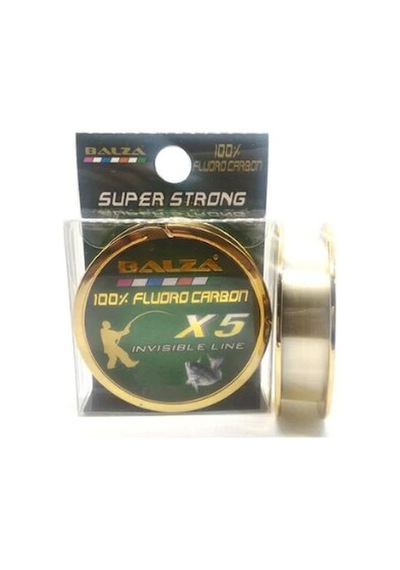 Balza X5 100% Fluora Carbon Süper Strong Olta Misinası 50Mt -0.34