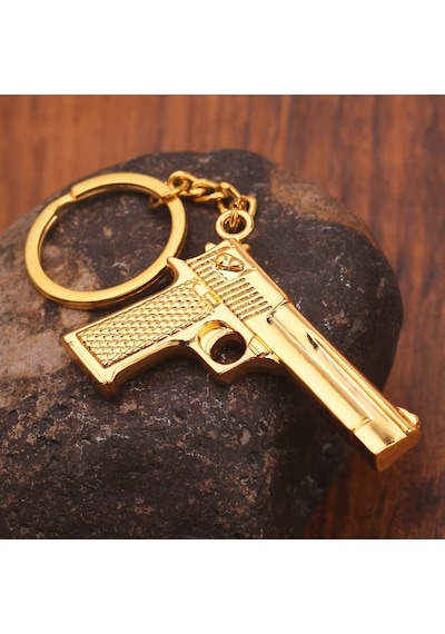 Herşey Nota 14 Lü Tabanca Gold Altın Kaliteli Anahtarlık