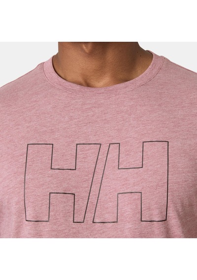 Helly Hansen Hh Tech Logo T-shırt Hha.63165-664 Pembe