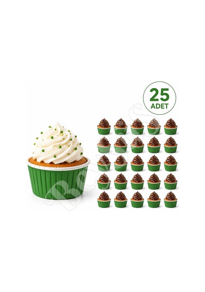 Muffin Kalıbı 25li Yeşil