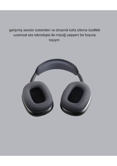 Bluetooth 5.0 Kulak Üstü Kulaklık Gürültü Engelleme, Uzamsal Ses, Hızlı Şarj