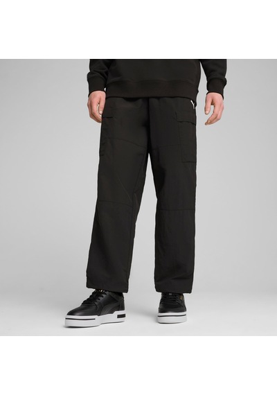 Puma Wardrobe Essentıals Erkek Geniş Kesim Kargo Pantolon 629653 01 Siyah