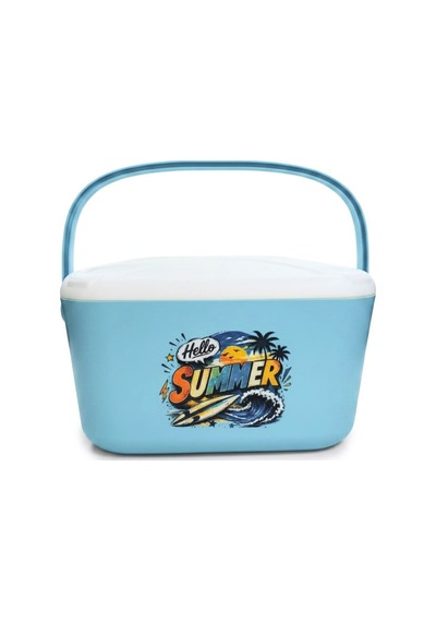 20 Lt Buzzy Retro Buzluk Termos 1179 Cooler Box -401 Açık Mavi