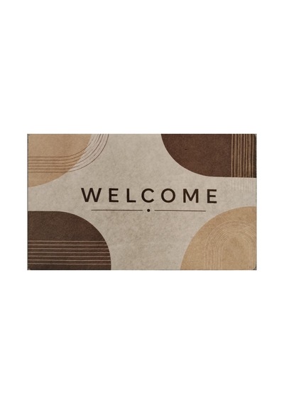 Evvon Dijital Baskılı Paspas Welcome 70x45 Cm 2 Adet