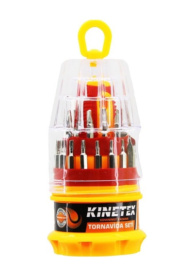 Kinetex Ktx-2686 31 Parça Yumurta Model Kutulu Telefon Tornavida Bits Uç Seti- 20'li Paket