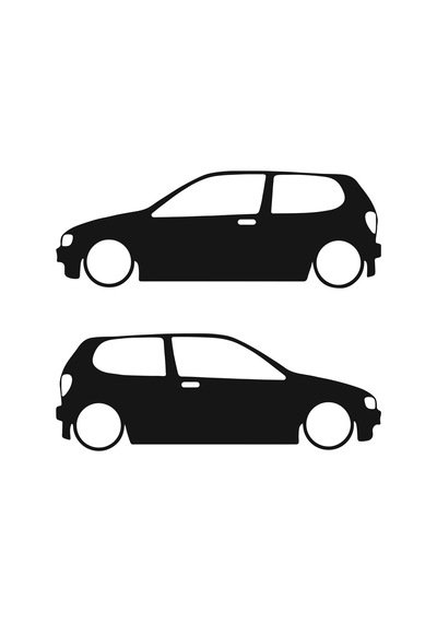 Volkswagen Polo Sticker Polo Gölge Sticker Oto Sticker