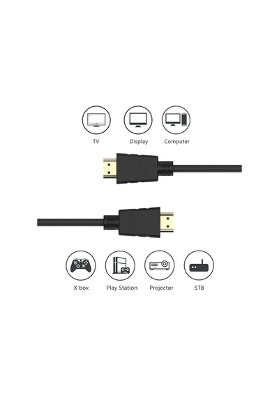 Hdmı 1.4b Tv Lcd Monitör Laptop Erkek Bağlantı Kablosu 1.5 M 4294