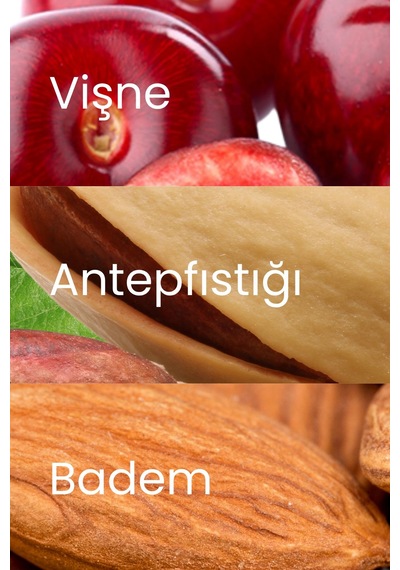 Fudge Antep Fıstığı Kaplı Vişneli Meyve Topları 110gr X3 Adet