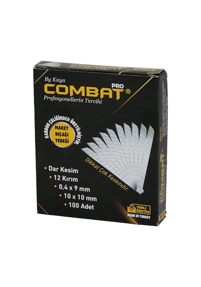 Combat Pro Kod-002 Küçük Falçata Ağzı Yedek 9x0.4mm 10 Adet