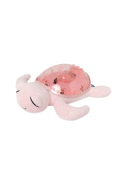 Cloud-b Ağlama Sensörlü ve Melodili Kamplumbağa Uyku Arkadaşı 28x27x10 Cm Pembe