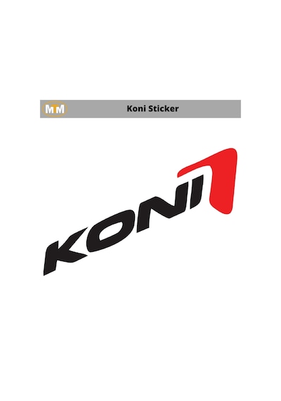 Koni Oto Sticker 15 Cm