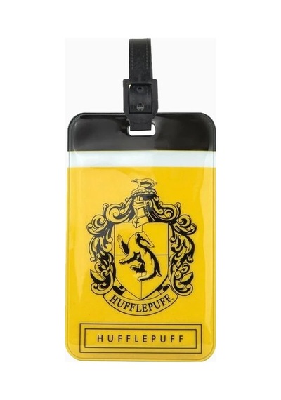 Cinereplicas Harry Potter Hufflepuff Pasaport Kılıfı Ve Valiz Etiketi Seti Kartlık Cüzdan Sarı