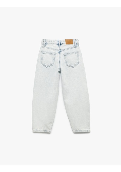 Koton Pamuklu Cep Detaylı Paraşüt Kesim Denim Pantolon Lıght Indıgo 6wkg40053ad Açık Mavi Koton Pamuklu Cep Detaylı Paraşüt Kesim Denim Pantolon Lıght Indıgo 6wkg40053ad Açık Mavi