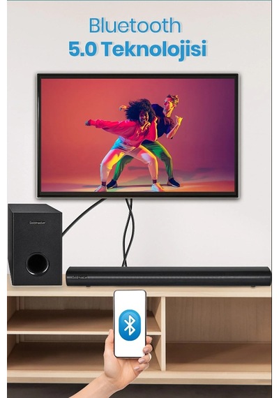 Goldmaster Sw-910 Bt Soundbar Kablolu Woofer 261535 Siyah