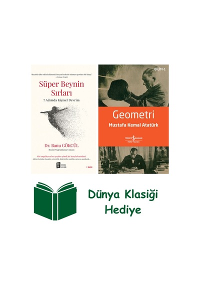 Süper Beynin Sırları + Geometri + Dünya Klasiği Hediye