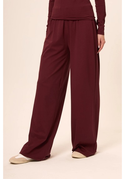 Zoor Ultra Soft Penye Modal Pantolon Bordo