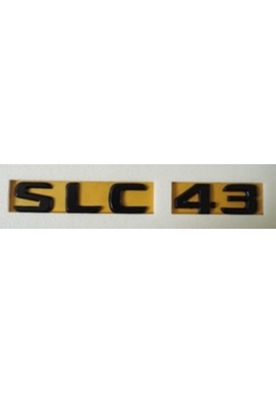 Mercedes Uyumlu Yazı Slc 43 Siyah
